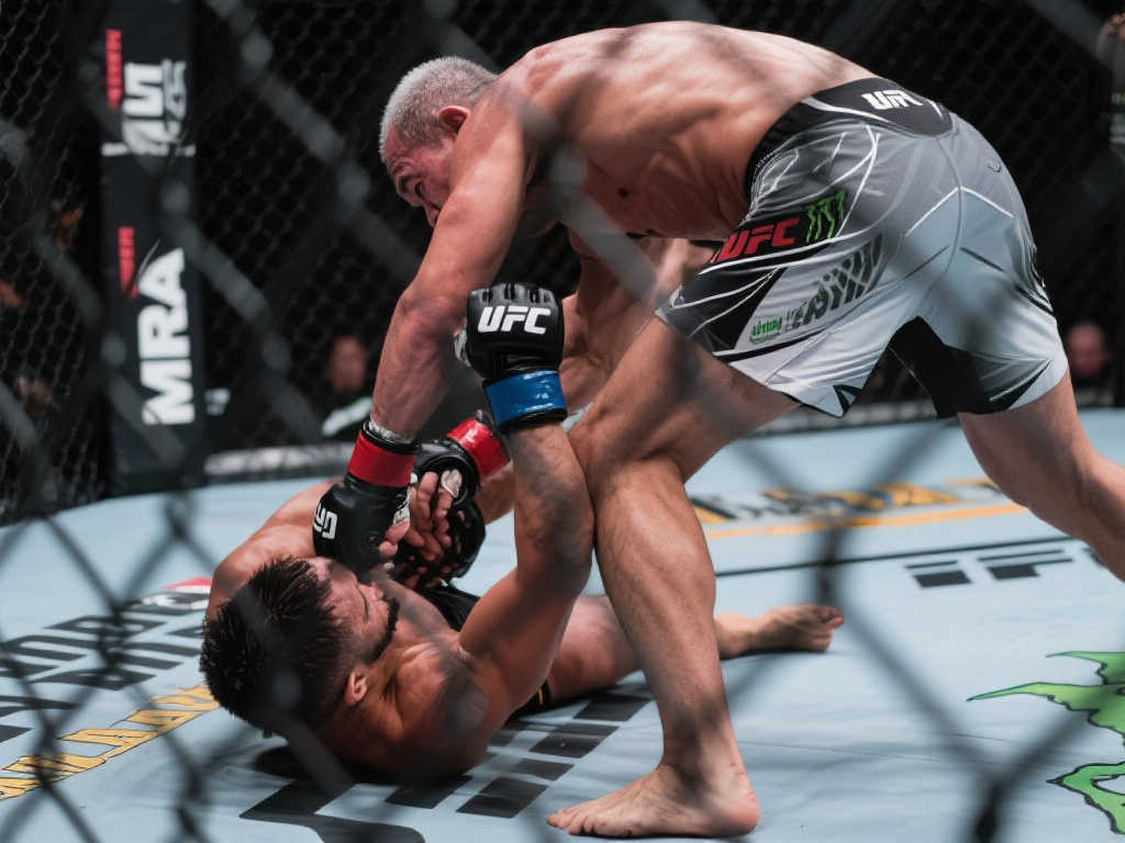 惊艳表现：'子弹'在雏量级以十字固降服前冠军佩尼亚